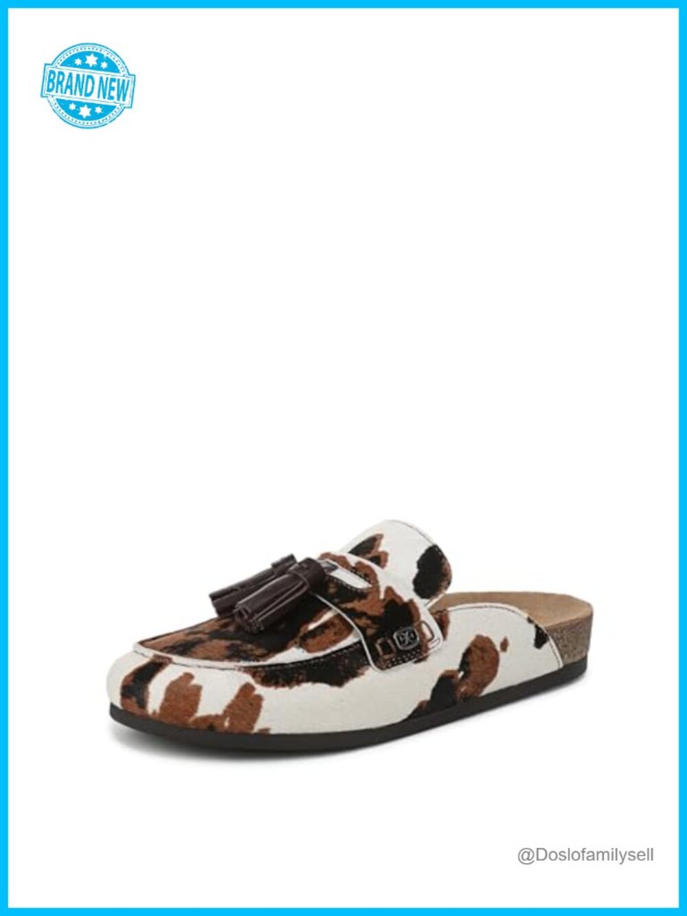 Sam Edelman Astrid Mules Slip On Buckle Tassel Leather Flats